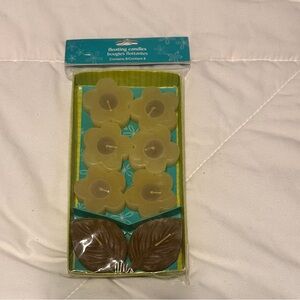 Flower and Leaf Floating Candles